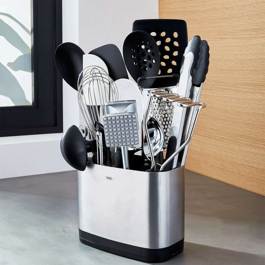 Kitchen Tools & Accessories * | Latest Oxo 15-Piece Stainless Steel Kitchen Utensils Set