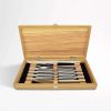 Cutlery * | Latest Wusthof Mignon Stainless Olivewood 10-Piece Steak And Carving Set