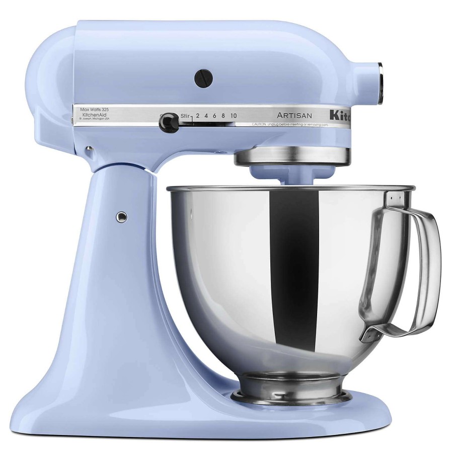 Appliances & Electrics * | Official Kitchenaid Artisan Series Lavender Cream 5-Quart Tilt-Head Stand Mixer