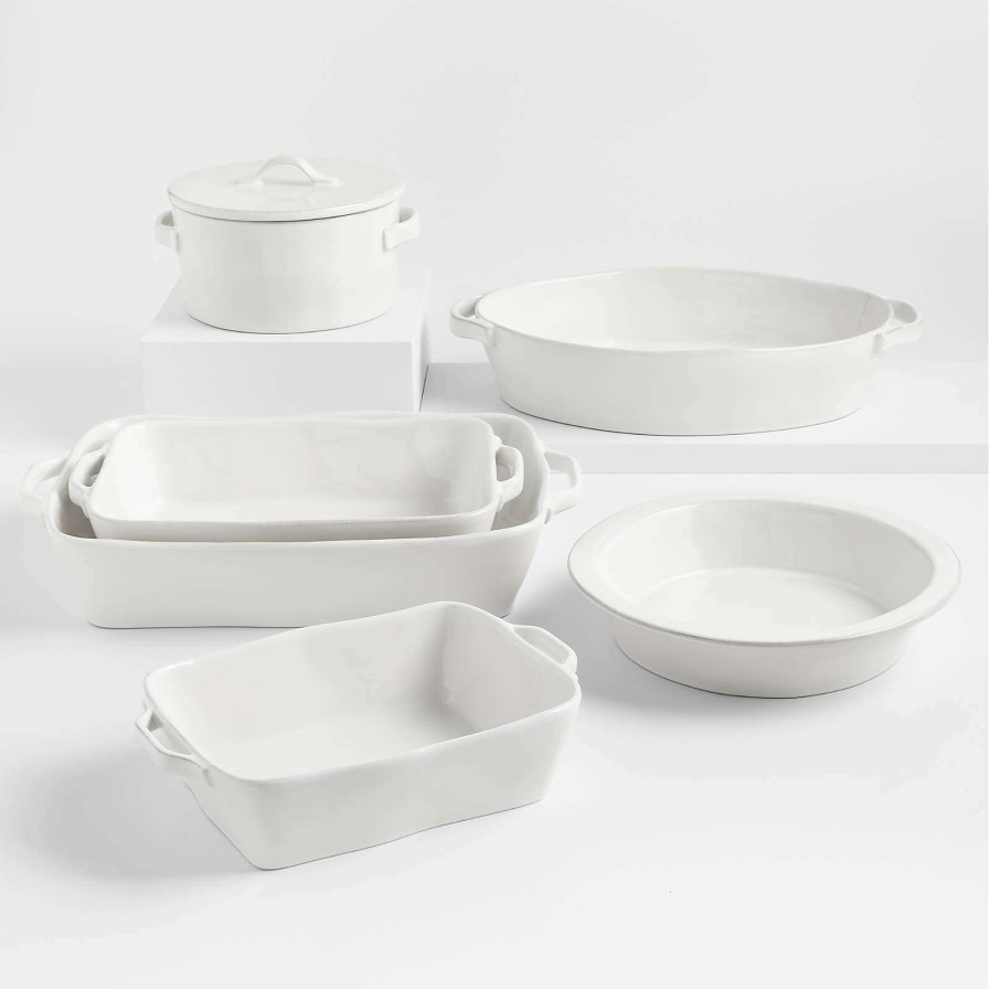 Bakeware * | Official Marin White 7-Piece Bakeware Set