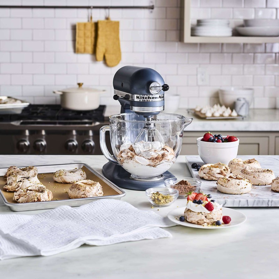 Appliances & Electrics * | Excellent Quality Kitchenaid Stand Mixer 5-Qt. Hammered Stainless Steel Mixing Bowl