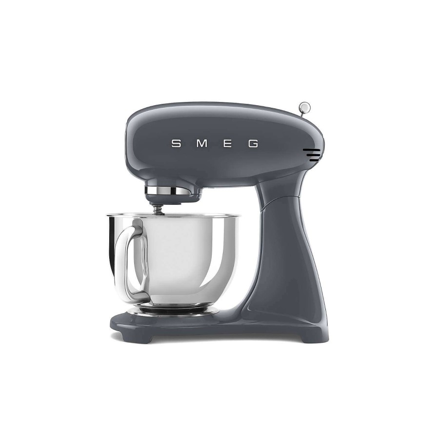 Appliances & Electrics * | Online Smeg Full-Color Slate Grey 5-Qt. Stand Mixer