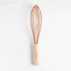 Kitchen Tools & Accessories * | Outlet Crate & Barrel Wood And Orange 12 Silicone Whisk