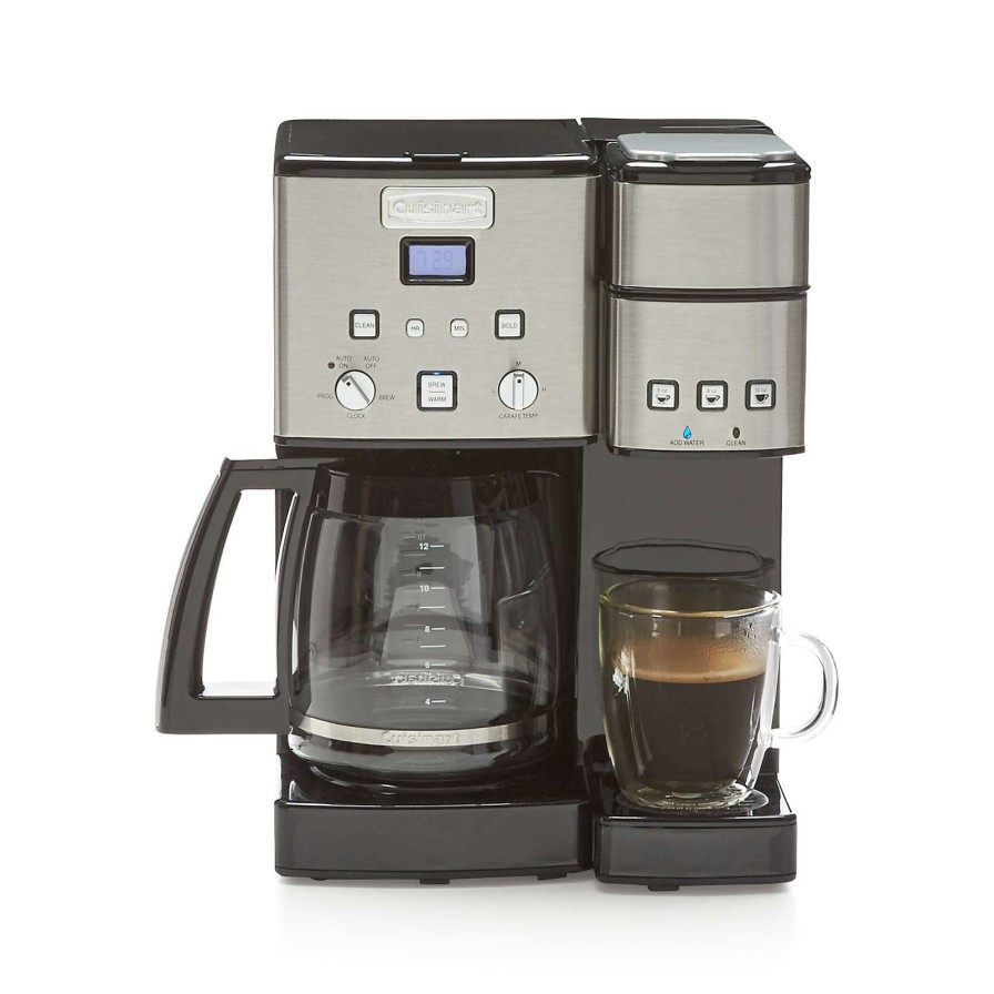 Coffee & Espresso & Tea * | Latest Cuisinart Coffee Center Stainless Steel 12-Cup Coffee Maker And Single-Serve Brewer