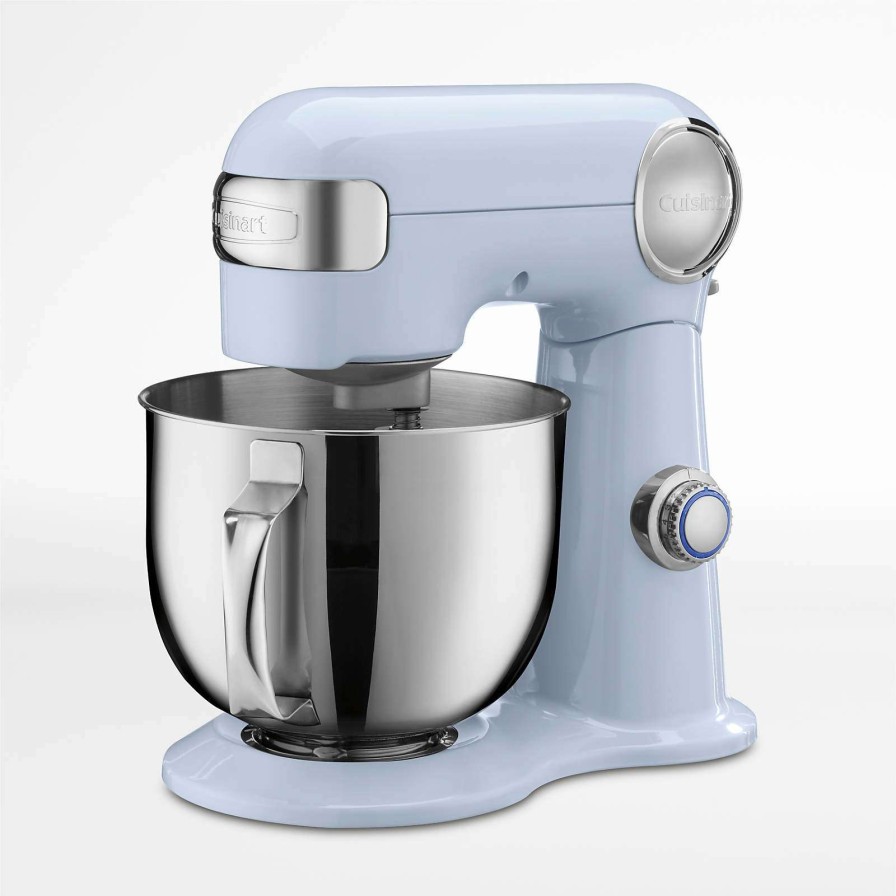 Appliances & Electrics * | Best-Selling Cuisinart Precision Master Arctic Blue 5.5-Qt. Tilt-Head Stand Mixer