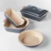 Bakeware * | Sells Cheap Le Creuset 5-Piece Graphite Grey Ceramic Bakeware Set