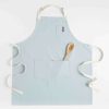 Kitchen Linens * | Outlet Blue Mist Kitchen Apron With Pockets