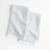 Kitchen Linens * | New Textured Terry Alloy Grey Dish Towels, Set Of 2