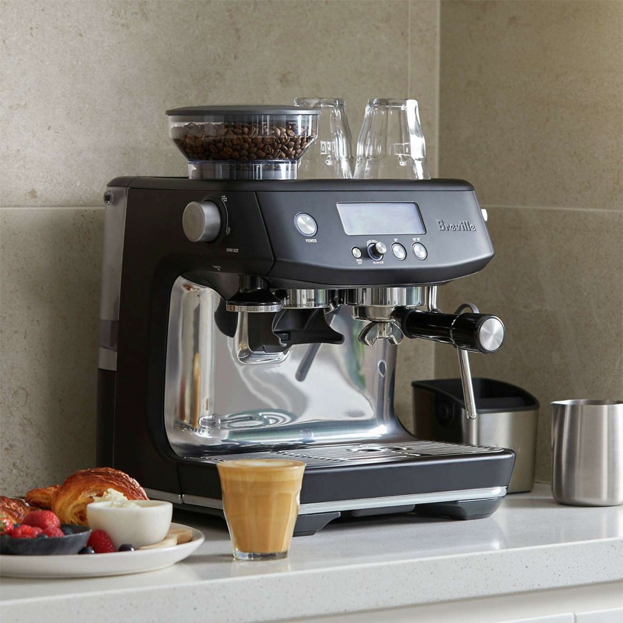 Coffee & Espresso & Tea * | With Discount Breville Barista Pro Black Truffle Espresso Machine