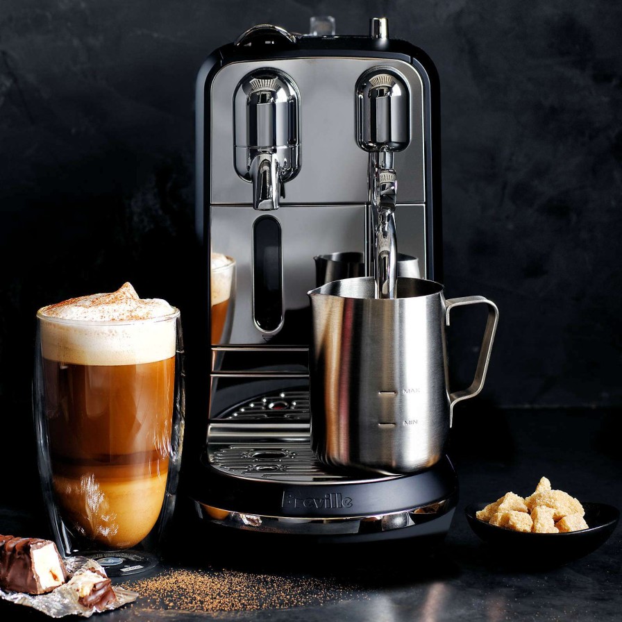 Coffee & Espresso & Tea * | Best Choice Nespresso By Breville Creatista Plus Black Truffle Espresso Machine