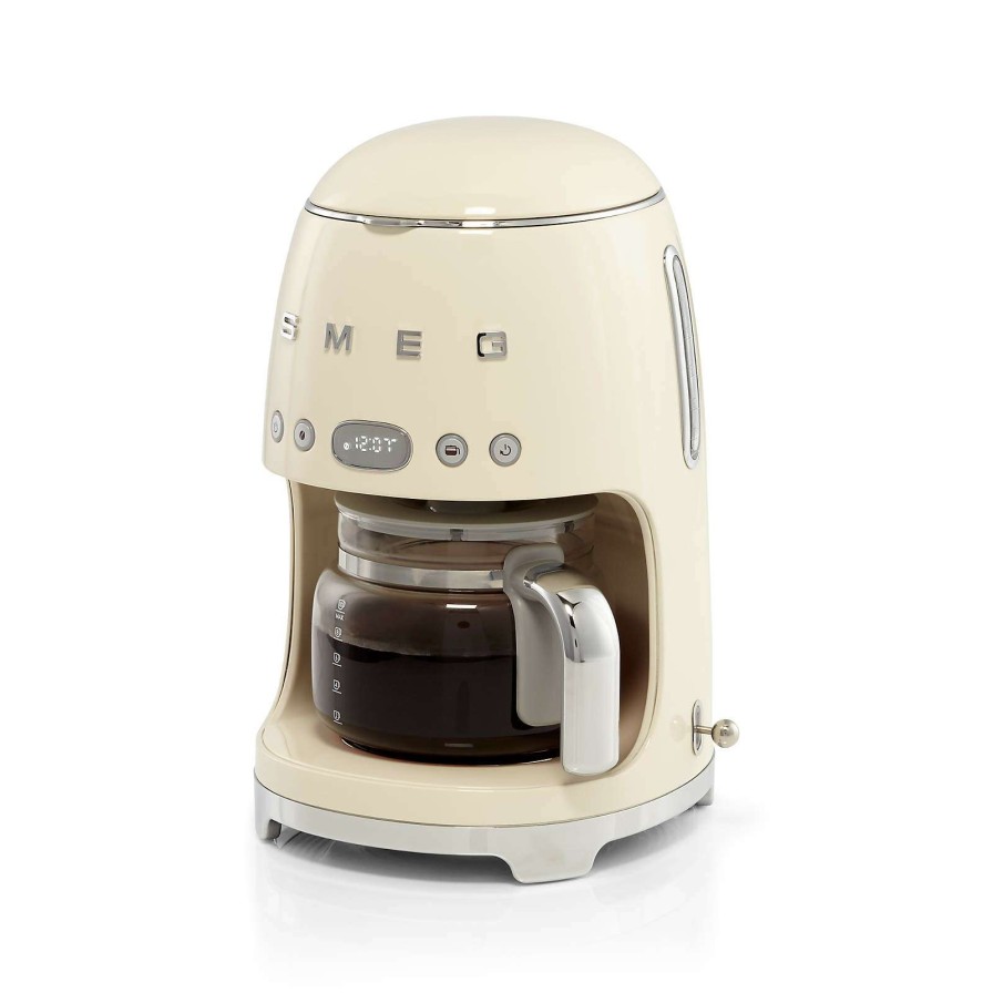 Coffee & Espresso & Tea * | Outlet Smeg Cream Drip Coffee Maker