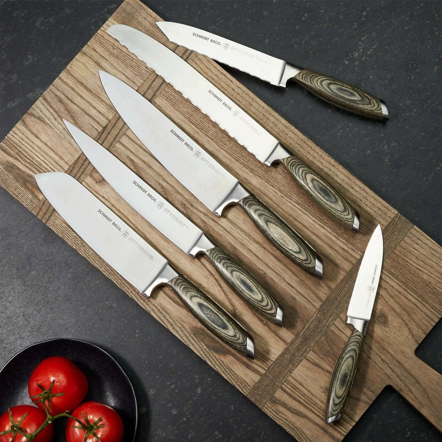 Cutlery * | With Discount Schmidt Brothers Bonded Ash 7-Piece Knife Set