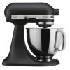 Appliances & Electrics * | Best-Selling Kitchenaid Artisan Series Cast Iron Black 5-Quart Tilt-Head Stand Mixer