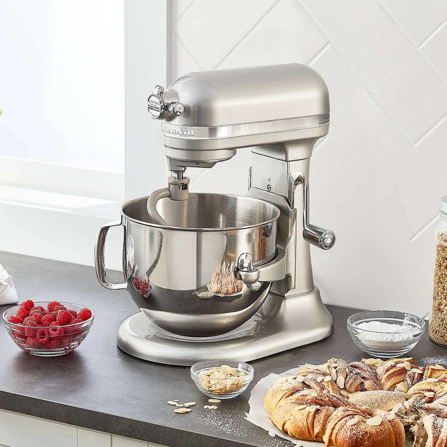 Appliances & Electrics * | Best Choice Kitchenaid Pro Line Series Sugar Pearl Silver 7-Quart Bowl-Lift Stand Mixer