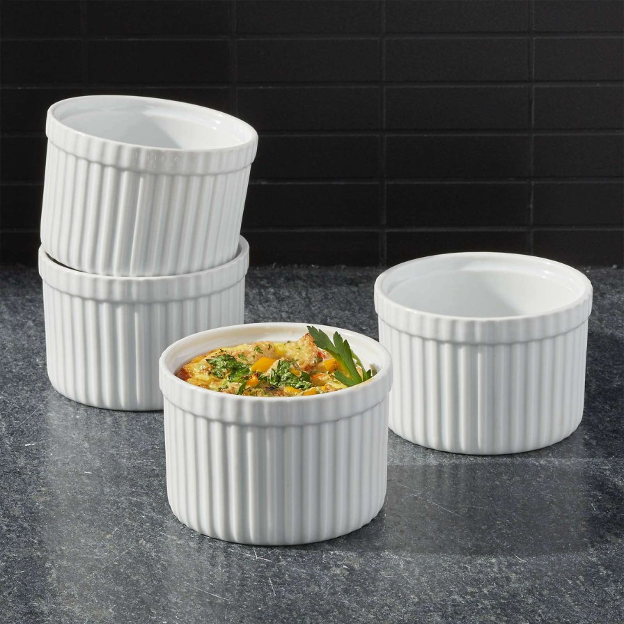 Bakeware * | Outlet Tall Ramekins Set Of Four