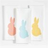 Kitchen Linens * | Official Easter Bunny Dish Towels, Set Of 3