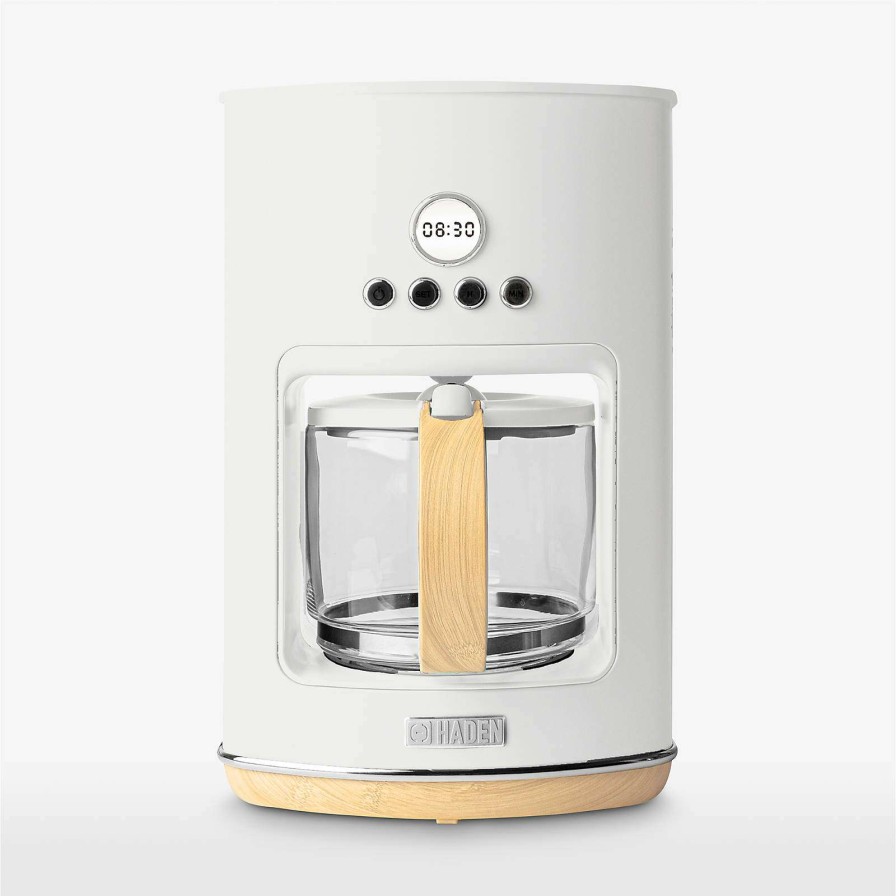 Coffee & Espresso & Tea * | Latest Haden Dorchester Ultra Matte White Programmable Drip Coffee Maker