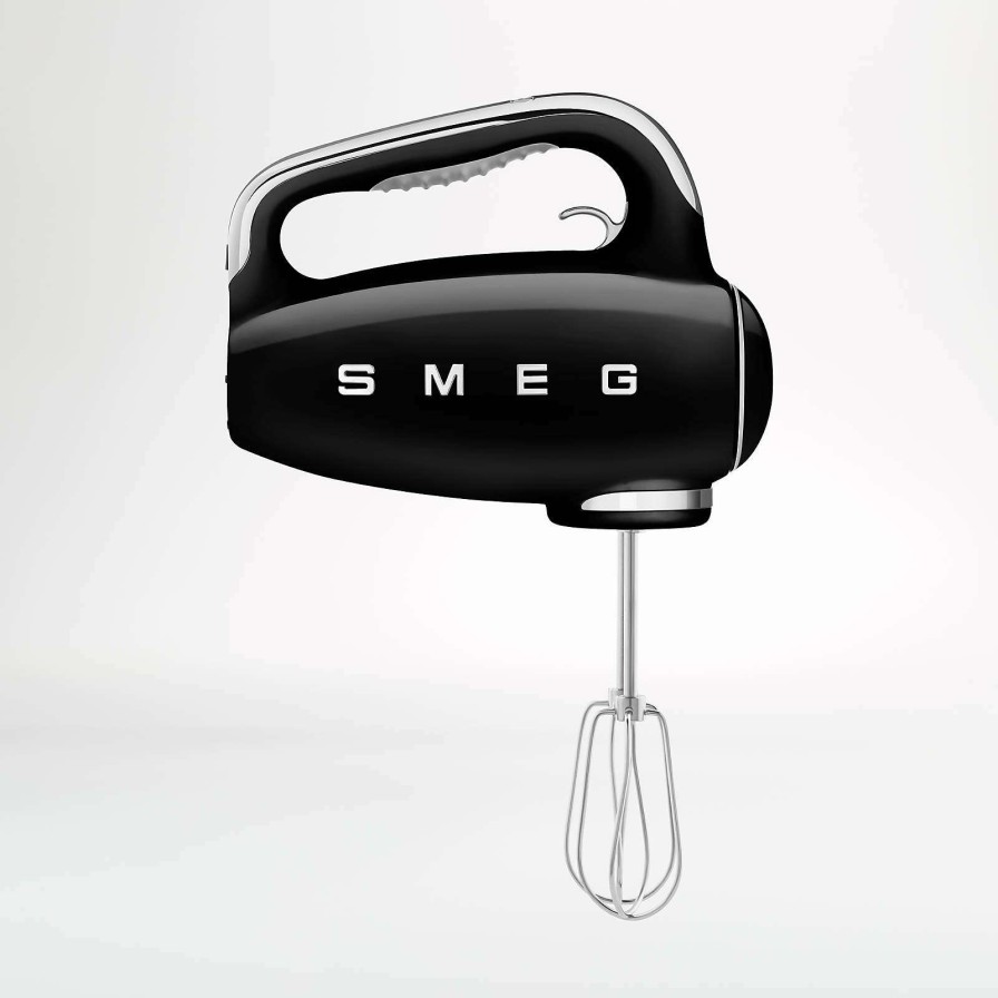 Appliances & Electrics * | Offering Discounts Smeg Black 9-Speed Hand Mixer