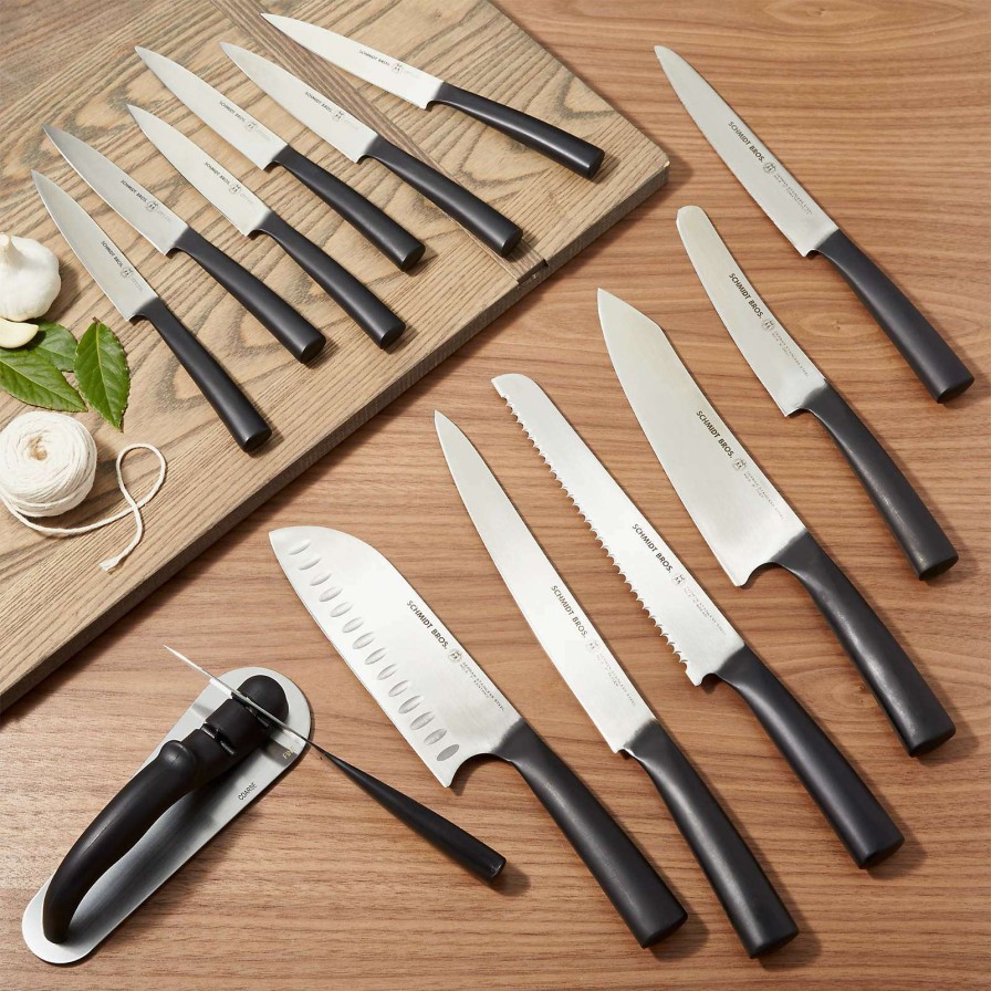 Cutlery * | Outlet Schmidt Brothers Carbon 6 15-Piece Knife Block Set