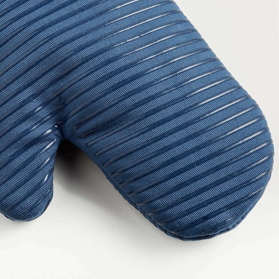 Kitchen Linens * | Online All-Clad Blue Oven Mitt