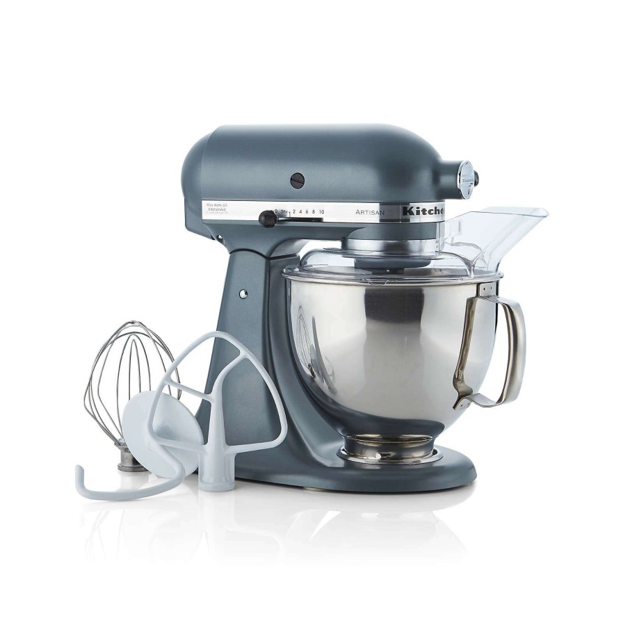 Appliances & Electrics * | Offering Discounts Kitchenaid Artisan Series Steel Blue 5-Quart Tilt-Head Stand Mixer