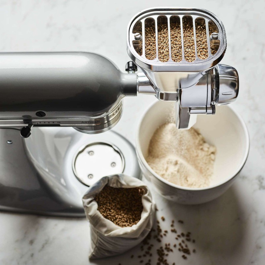 Appliances & Electrics * | Latest Kitchenaid Stand Mixer Grain Mill Attachment