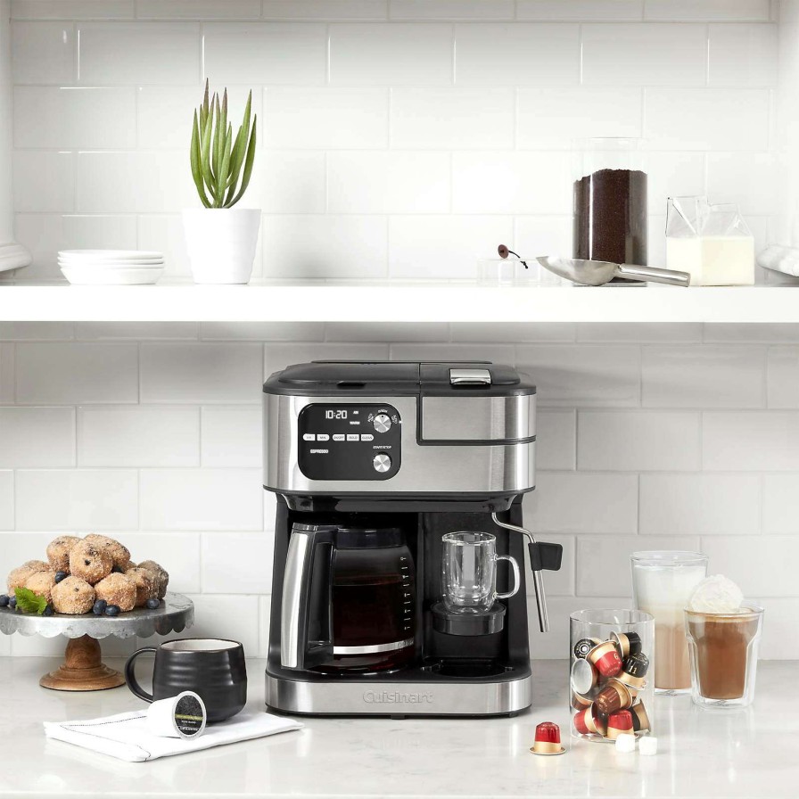 Coffee & Espresso & Tea * | Excellent Quality Cuisinart Coffee Center Barista Bar 4-In-1 Coffee Maker