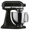 Appliances & Electrics * | Online Sale Kitchenaid Artisan Series Matte Black 5-Quart Tilt-Head Stand Mixer