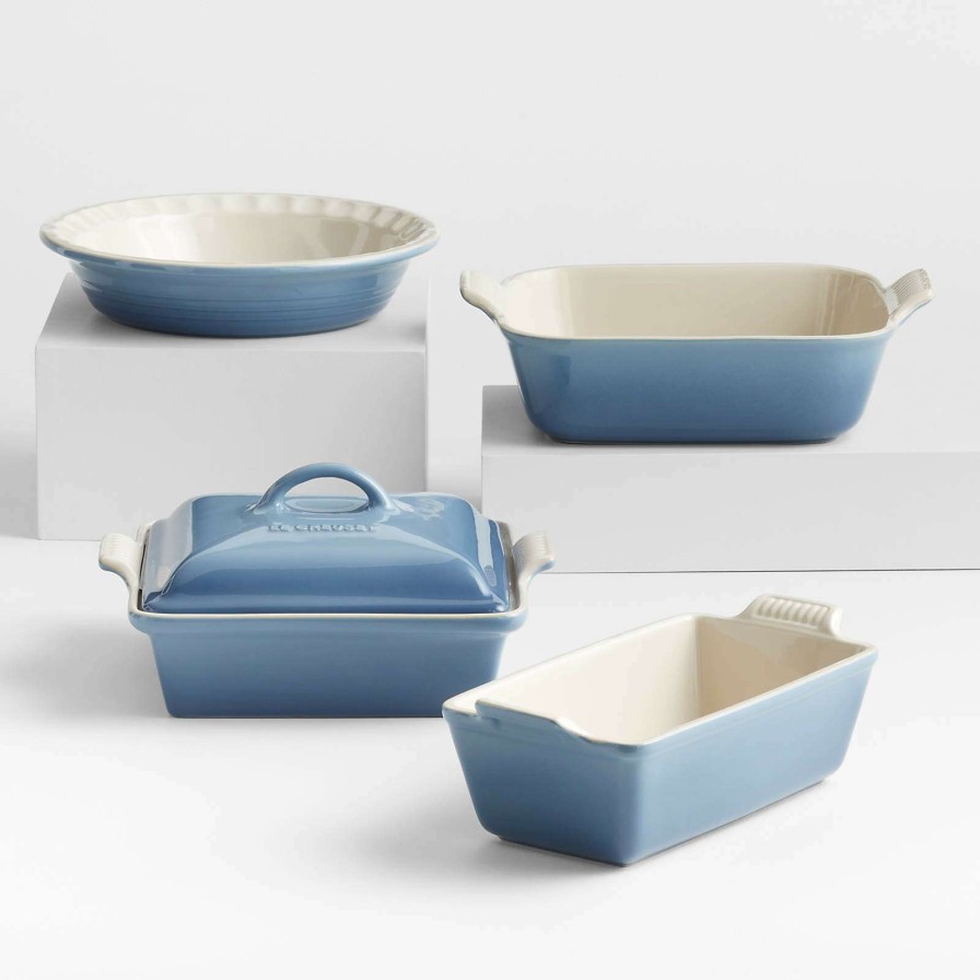 Bakeware * | Excellent Quality Le Creuset Chambray 5-Piece Stoneware Set