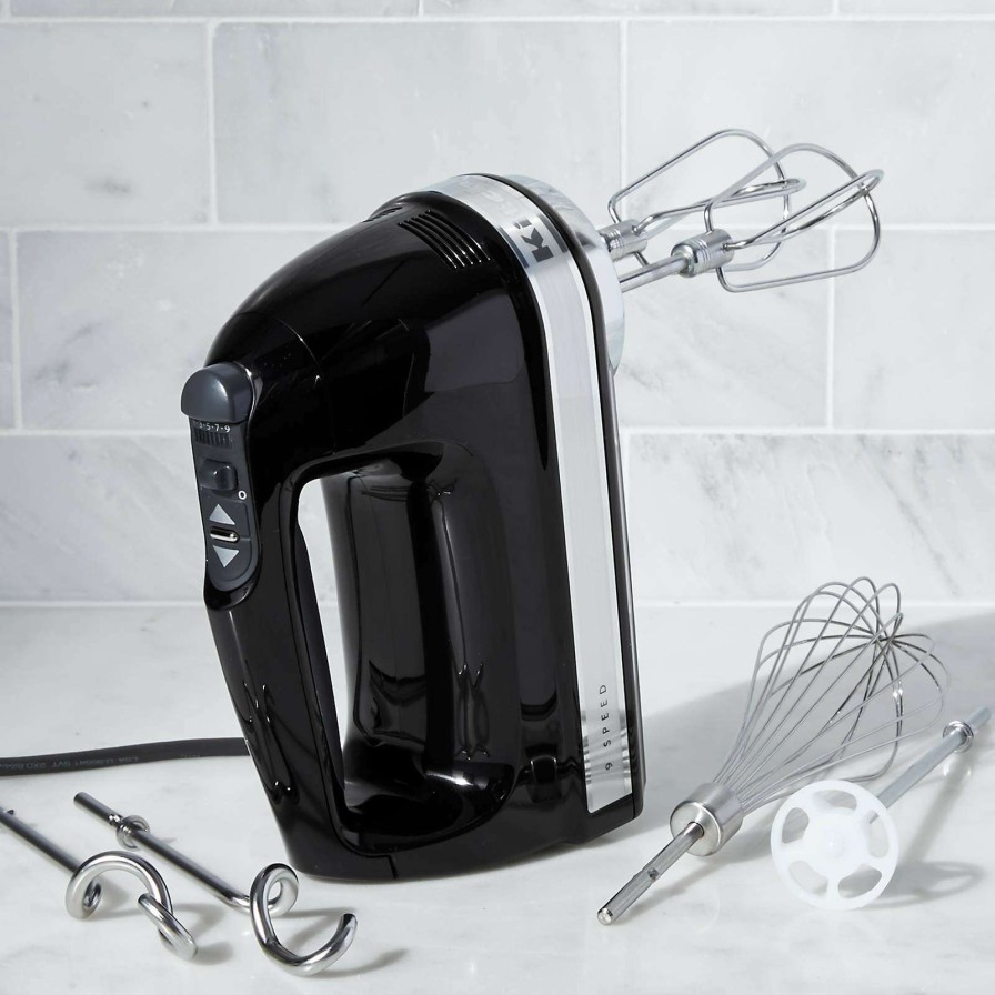 Appliances & Electrics * | Discount Online Kitchenaid Onyx Black 9-Speed Hand Mixer