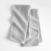 Kitchen Linens * | Latest Waffle-Terry Alloy Grey Dish Towels, Set Of 2