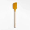 Kitchen Tools & Accessories * | Cheap Online Crate & Barrel Wood And Yellow Silicone Spatula